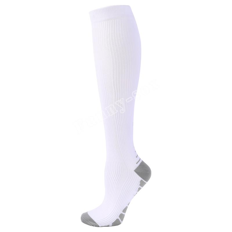 1/3 Pairs Compression Socks Knee High 20-30 Mmhg Fit Medical Edema Diabetes Varicose Veins Running Marathon Sports Socks