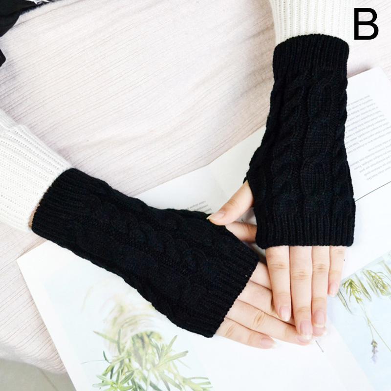 

1 пара мягких наручных теплых перчаток без пальцев для женщин, водонепроницаемые, для спорта на открытом воздухе, осень-зима 1pcs