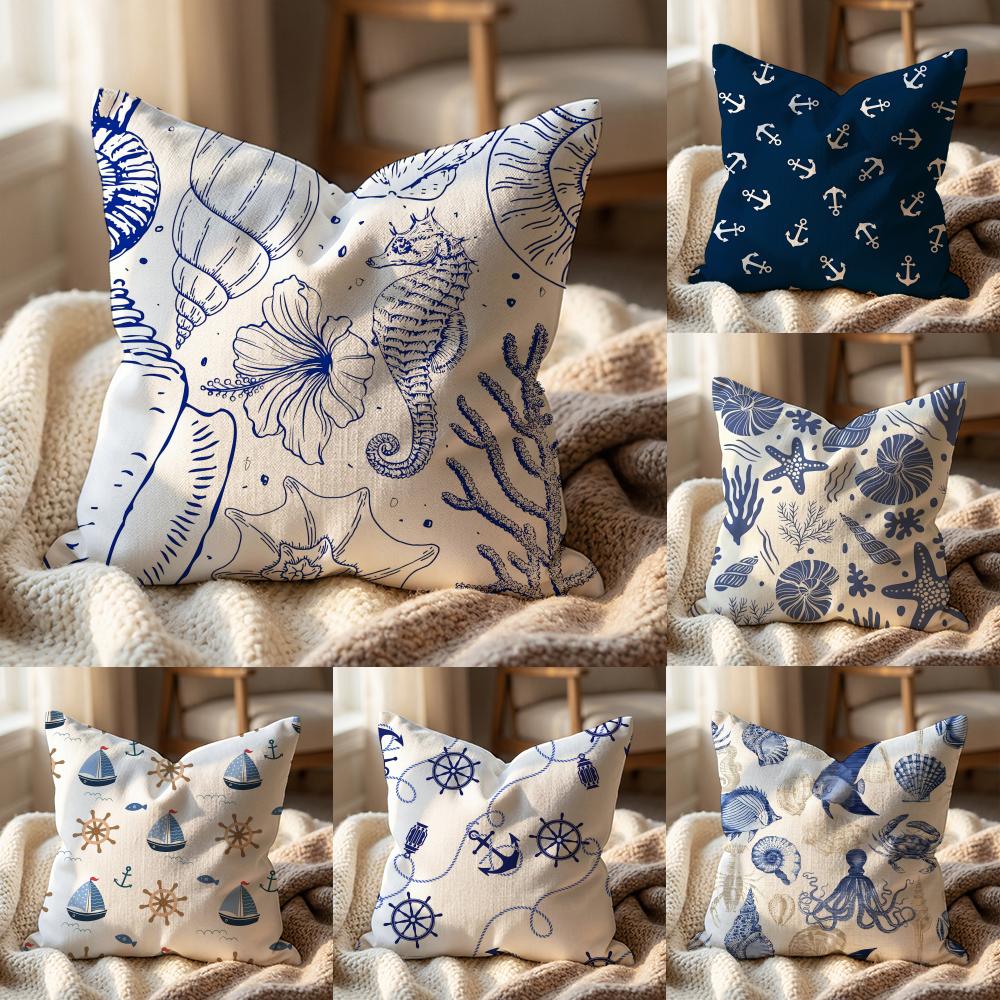 Oean Animals Cushion Cover Multi-Scene Pillow Cover for Home & Car - Reversible, Soft & Durable for Daily Use