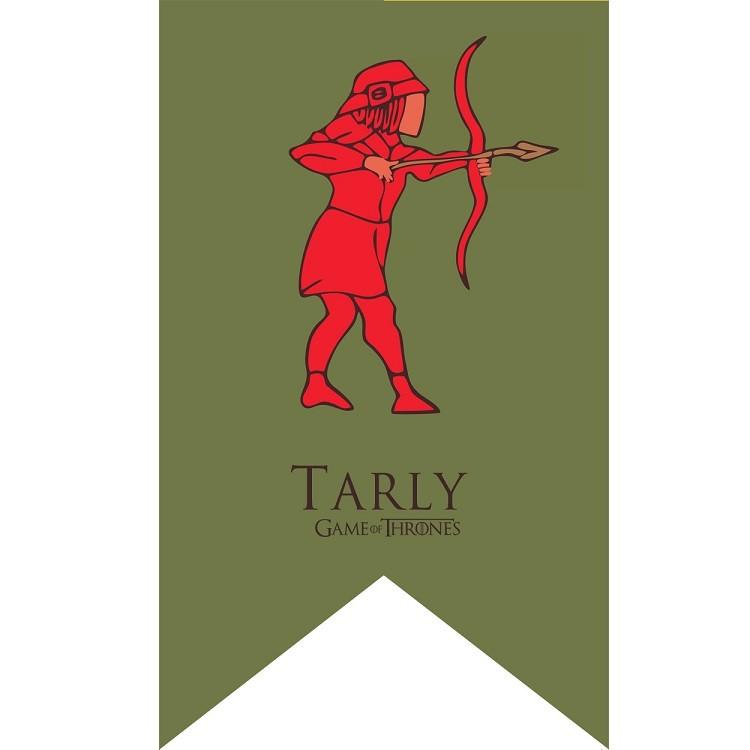 Stendardo Bandiera Game Of Thrones in Tessuto Poliestere per Decorazione Stanza a Tema