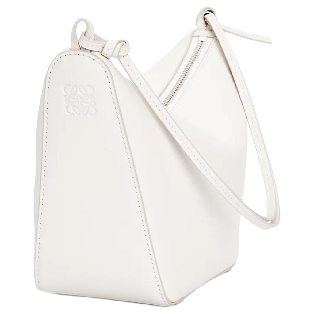 Loewe Hammock Hobo Mini Soft White Women Shoulder_bags A538G13X01-9567