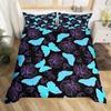 Rainbow Duvet Cover Kawaii Tropical Fruits Bedding Set Pineapple Lemon Doughnut Orange Strawberry Comforter Quilt Cover Set
