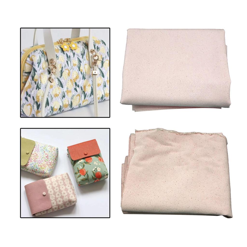 Single Sided Fusible Canvas Interfacing Roll for Tablecloths Curtains Banners Handmade Craft Sewing