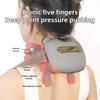 Neck Shoulder Massager Finger Pressure Shiatsu Neck Back and Shoulder Massager Electric Kneading Neck Deep Massage Muscle Relax