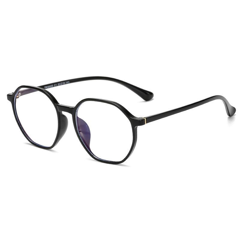 Purple Slim Women's Retro Small Frame Anti-Blue Light Glasses for Myopia