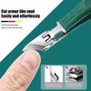 Wide Jaw Slanted Nail Clippers - Curved Cutting Toenail Trimmer Nail Cutter for Precision Nail Care
