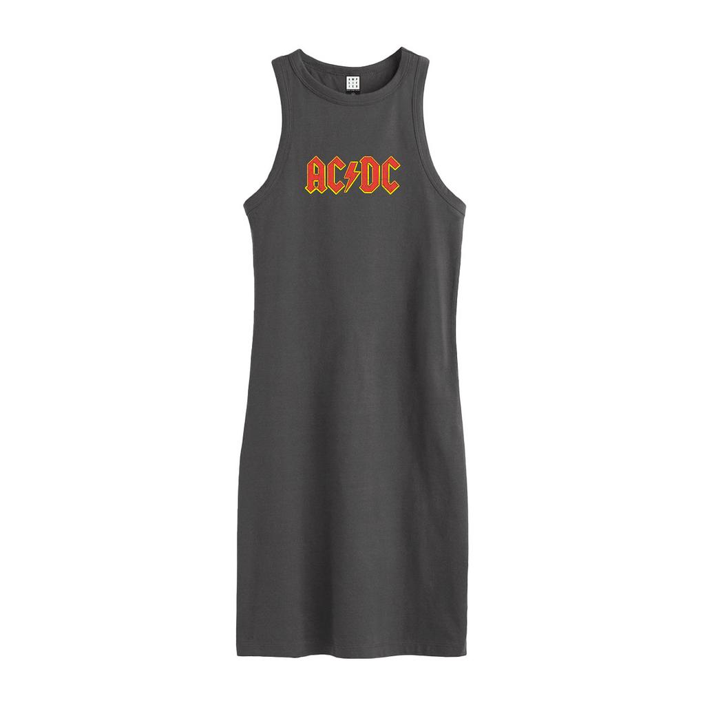 Amplified Womens/Ladies AC/DC Slim Sleeveless Dress