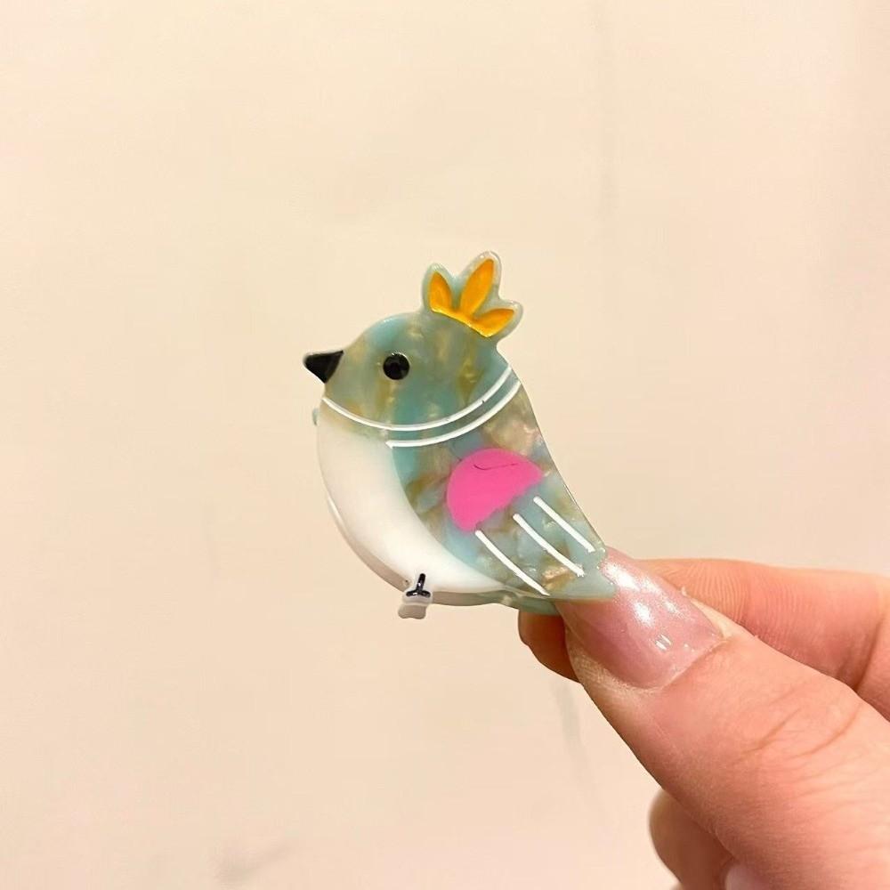 Mini Dimensioni Artiglio per Capelli Uccello Acetato Fermaglio per Capelli da Donna Fermaglio Carino