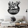 Customizable Metal Sign Personalized Last Name Tool Theme Home Decor Hot Sale