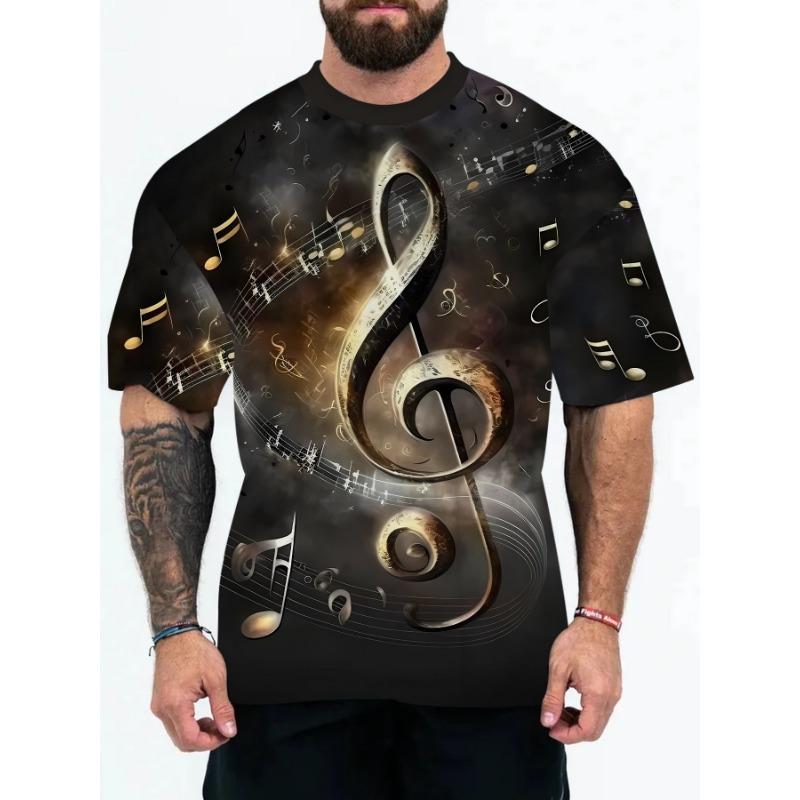 New 3D Digital Printed European and American Adult Men's Animal T-shirt