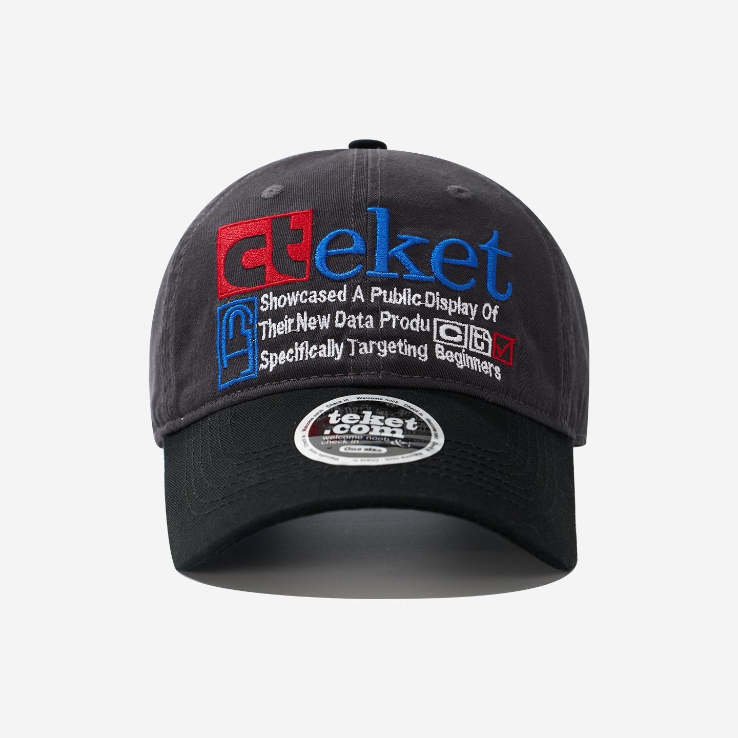 

New baseball cap sunscreen embroidery color matching soft top retro style men s and women s caps adjustable серо голубой