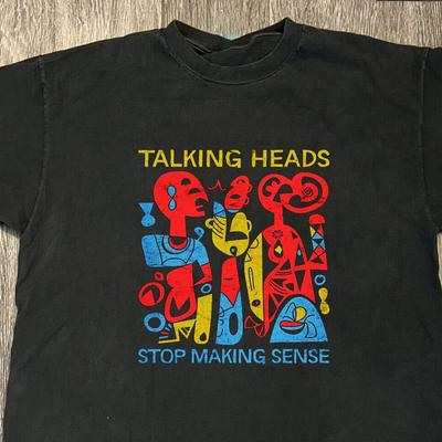 Maglietta VTG Talking Heads Stop Making Sense Tour Taglia Completa EN465