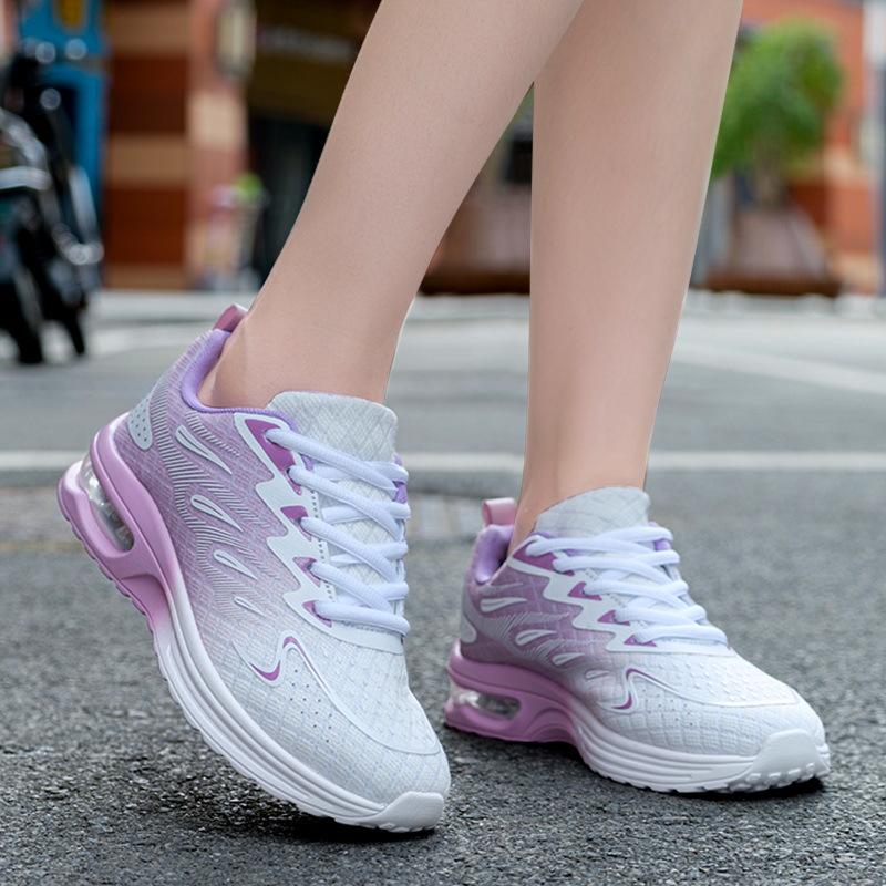 Women's Plus Size Mesh Breathable Running Shoes - Spring/Summer Casual Air Cushion Jogging Footwear