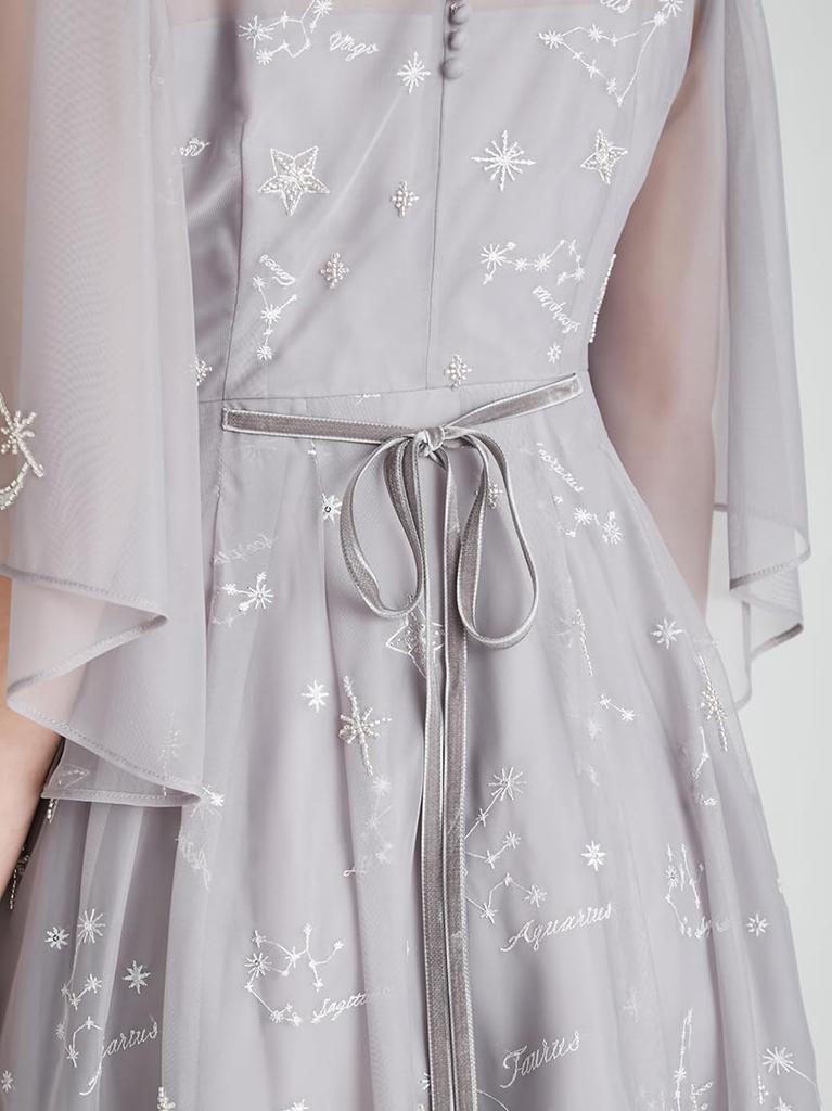 For Starry Tulle Dress CWFO261301LGRY36 [YUMIKATSURA CELFORD]