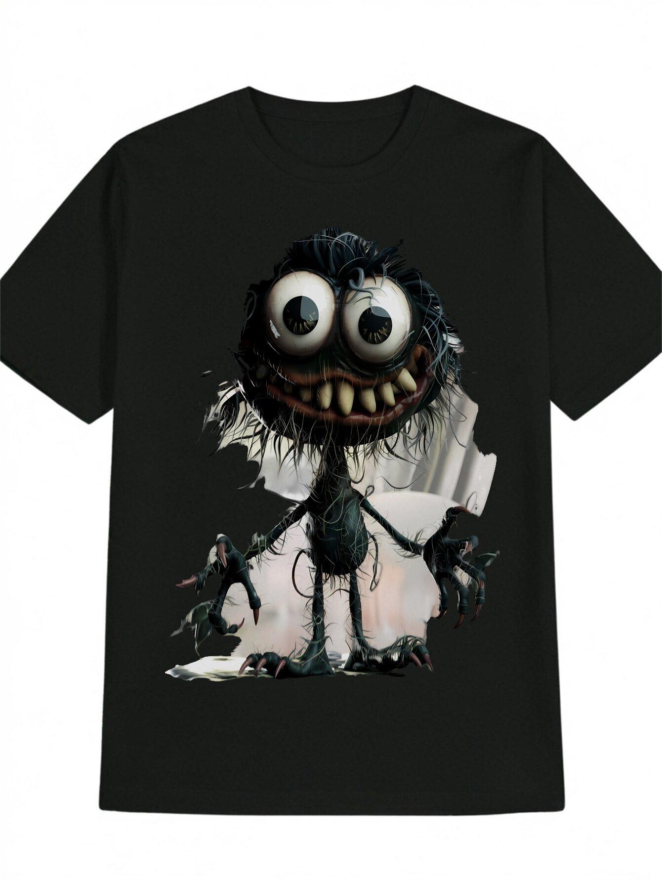 1pc Casual Crew Neck T-shirt XXL