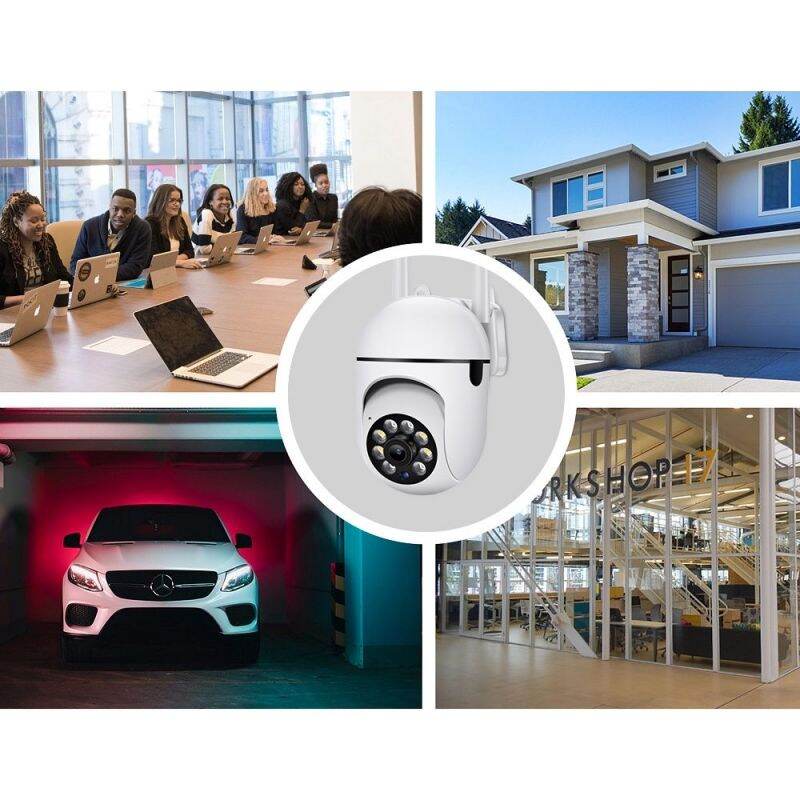 [BUY 1 TAKE 1]A7 PRO CCTV camera connect to cellphone CCTV Camera No Needed WIFI 8MP Two-Way Voice IP66 360° rotation CCTV Camera No Need Internet