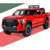 1/24 Toyota Tundra Alloy Pickup Car Model Diecast & Toy Metal Off-Road Vehicles Car Model Sound and Light Collection Childrens Toy Gift