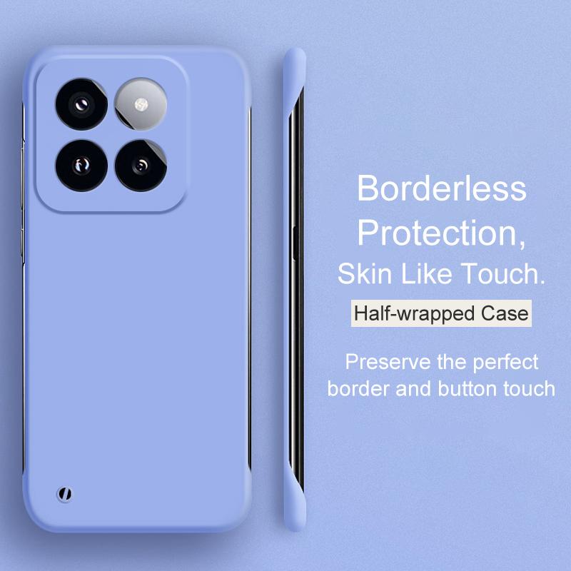 Ultradünne Candy-Color Randlose PC Hartschale Für Xiaomi Mi 14 13 13T 12 12X 12S 11 11T 11i 11X Pro Lite Ultra Rückseite Hülle Coque