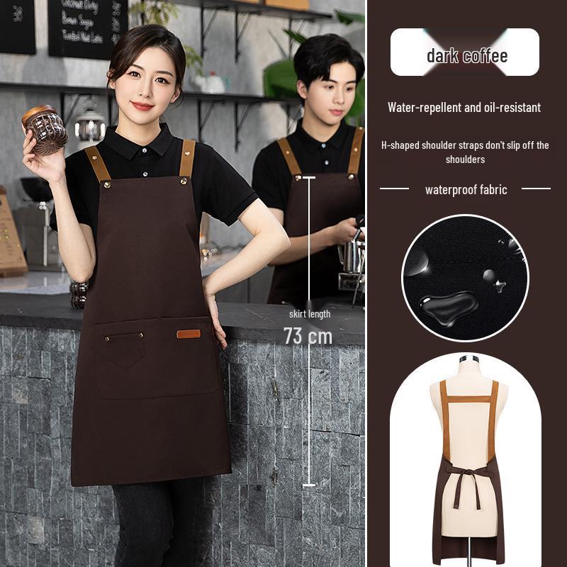 Tablier en toile imperméable avec logo personnalisé: Vêtements de travail résistants à la saleté et à l'huile pour cuisines et restauration