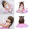 Originalpuppe Reborn Baby Kleinkind Mädchen Weich Vollsilikon Badespielzeug Geschenk**