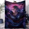 Kawaii Cute Anime Blankets Bed Sheets Fluffy Soft Skin Friendly Breathable AllSeason For Bedroom Sofa Kids Room Camping Nap Gift