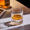Handcarvat K9-kristallwhiskyglas - Lyxig Edo Kiriko Stjärnburst Design