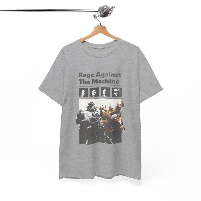 2026 Letní Móda Trendy Tričko Rage Against The Machine _self Titled_ Tričko _ Killing in The Name Grafické Tričko Hip Hop Streetwear Oversized Tričko