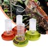 Reptile Water Dispenser Automatic Drinking Bottle Feeder Food  Double Layer Box for Lizards Turtles Snails Spiders Frogs