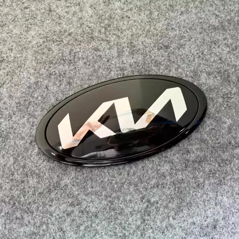2026 Hot Car Sticker Car Front Gril Front Rear Trunk Emblem Covers Badge Sticker For KIA EV6 Sorento Niro Stinger Ceed Carnival 