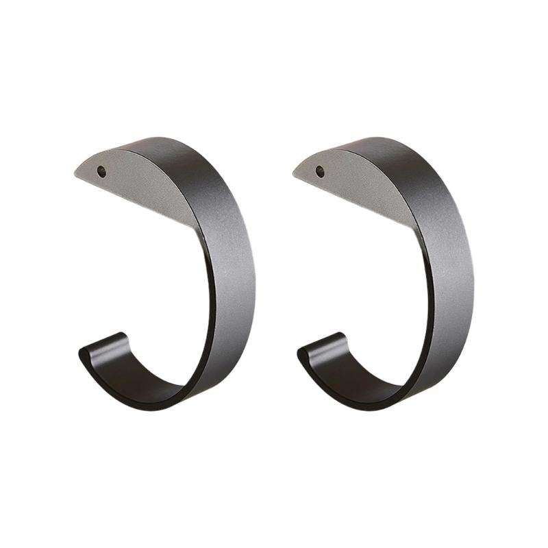 

2Pcs Desk Hook for Table Bag Holder Practical Desk Edge Hook for Organizing Bags and Tools in Various Setting серый