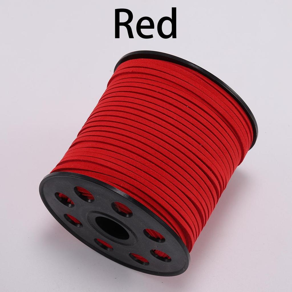 5/10/20m 2.5*1.2mm 1Rope Flat Faux Suede Braided Cord Velvet Leather Handmade String For DIY Jewelry Making Needlework Supplies