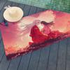 Cartoon I-Inuyashas Towel Yoga Gym Yoga Gym Lightweight Portable for Swimming Beach Travel Sports Accessories Sandproof