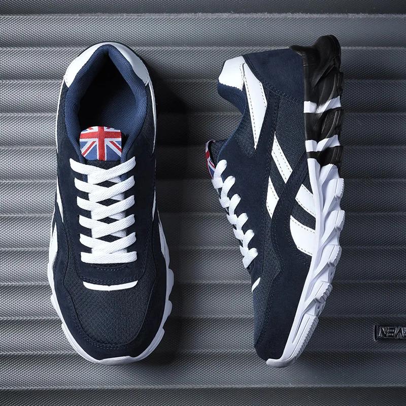 

Новые мужские кроссовки для бега Дышащие повседневные кроссовки Противоскользящие Вибропоглощающие Удобные для ходьбы Мужская обувь 41