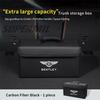 Car Trunk Leather Storage Box Foldable Stowing Tidying Bag For Bentley Continental GT MULLINER Bentayga Flying Hurtling Spurlogo XQ0