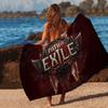 P-Path O-Of E-Exile Serviette de Bain Microfibre Douce Absorbante Respirante Pour Fille Enfants Dessin Animé Décoratif Serviette de Plage