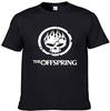 The New Men's European and American Punk Band The Offspring Skull Short Sleeved T Shirt Men Black