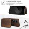 Dla Magsafe Ładowanie 2 w 1 Odpinane Skórzane Etui Portfelowe Dla Samsung Galaxy Z Fold 6 Fold 5 Fold 4 3 Magnetyczne Etui na Telefon na Karty