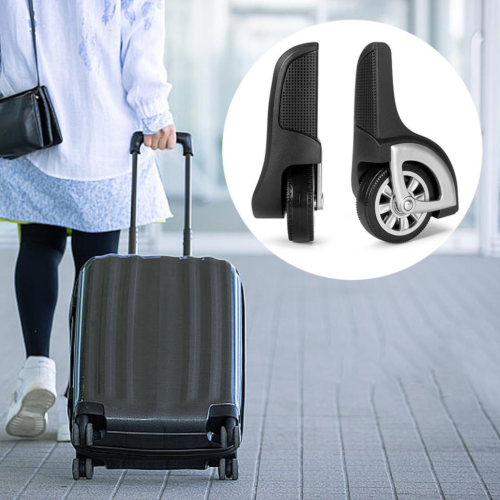 1 pár koleček na zavazadla PVC kolečka na kufr náhradní kolečka otočná kolečka ideální pro výměnu koleček u kufru