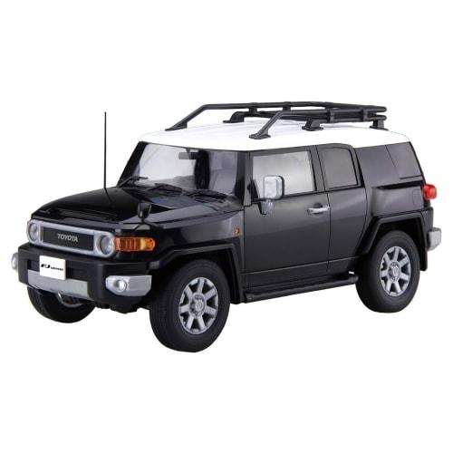Fujimi Model 1/24 Scale NEXT Series No. 9 EX-1 Toyota FJ Cruiser (Two-Tone Black) Pre-Colored Plastic Model Car NX9EX-1