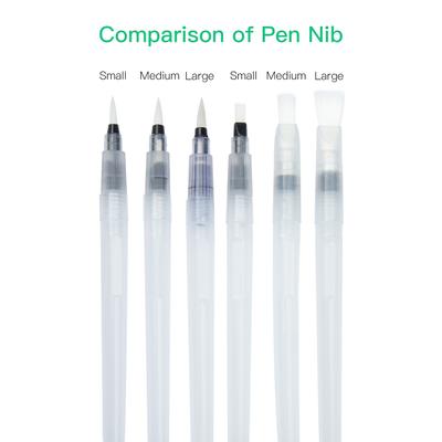 Watercolor Brushes Refillable Watercolor Brush Pens Set for Painting Markers Artists Calligraphy