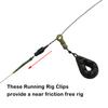 10 Set Accessori Pesca alla Carpa Clip per Montatura Scorrevole Montatura Elicottero Chod Clip ad Anello Clip a Cambio Rapido per Pesca alla Carpa Montatura Elicottero Attrezzatura