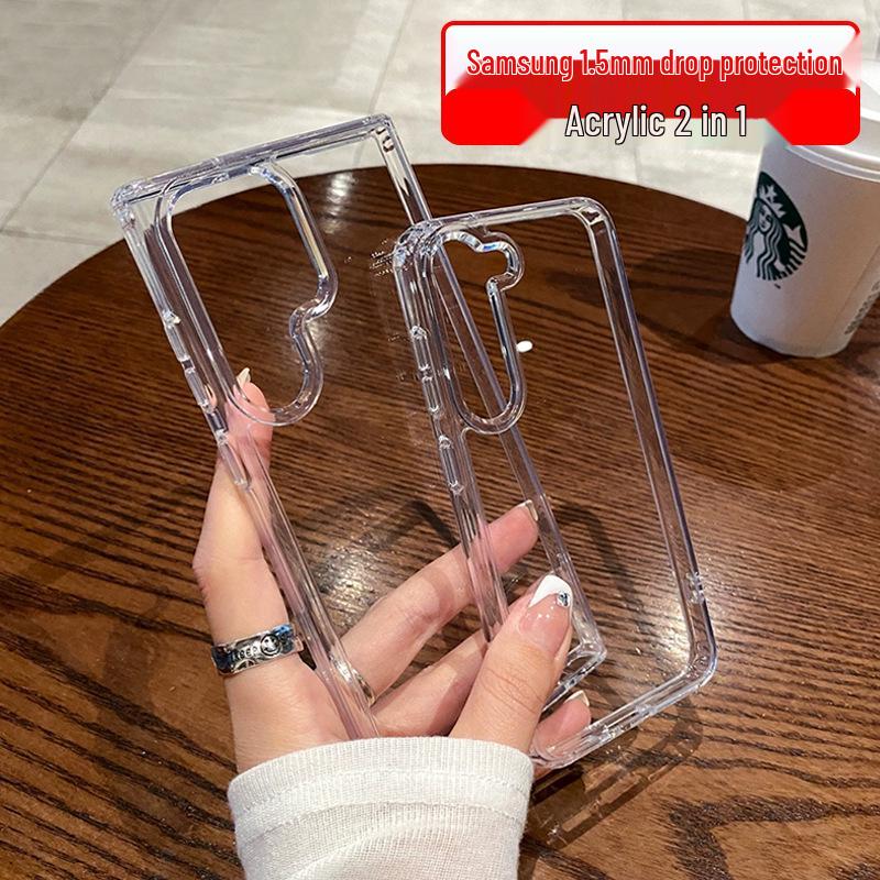 

Transparent Acrylic Anti-Fall Case for Samsung S25 Ultra, S24, S23 Samsung S22 Plus
