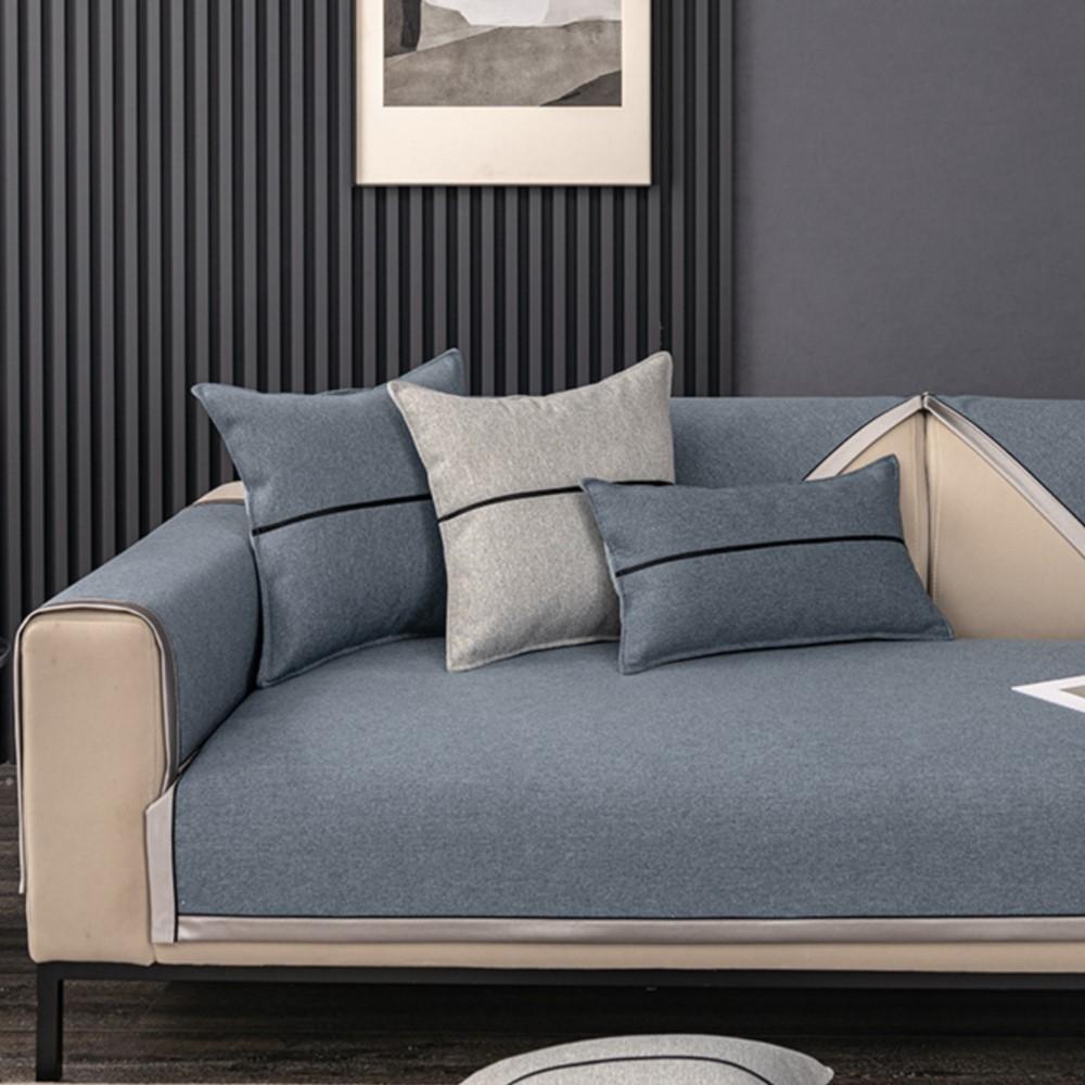 Ochraniacz na sofę, bawełniany, lniany, poduszka na sofę, 1/2/3, uniwersalny, antypoślizgowy, podłokietnik na sofę, oparcie sofy, ręcznik, modny pokrowiec na sofę, nowy