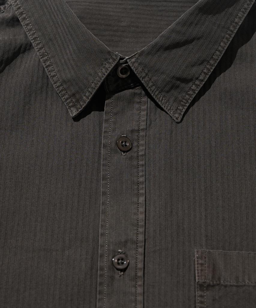 ANALOG MOOD Pigment Short Sleeve Shirt (Charcoal)