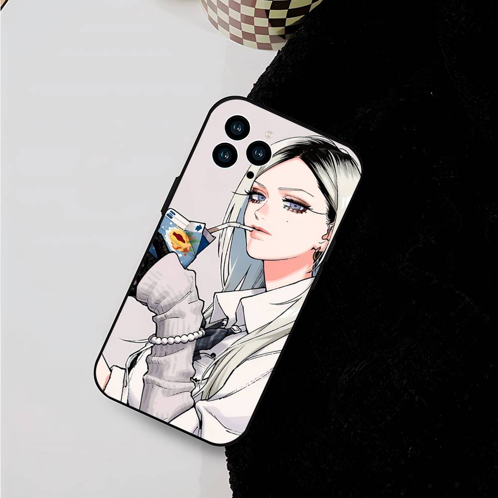 Tao S-Saotome Manga G-Gokurakugai Phone Case For IPhone 17 Air 16 15 14 13 Pro Max 11 12 Black Silicone Cover