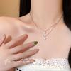Female Light Luxury Niche Exquisite Simple Double Layered Cross Necklace