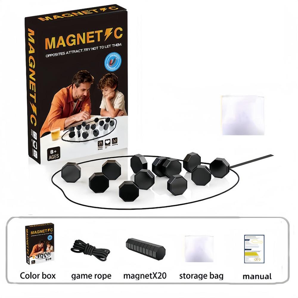 Develop The Mind Stone Board Game Set Multiplayer Magnetic Strategy Games  Family чёрный