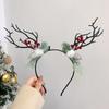 Branch Deer Horns Flower Hair Accessories Antlers Headband Korean Style Head Hoop Women Hair Band