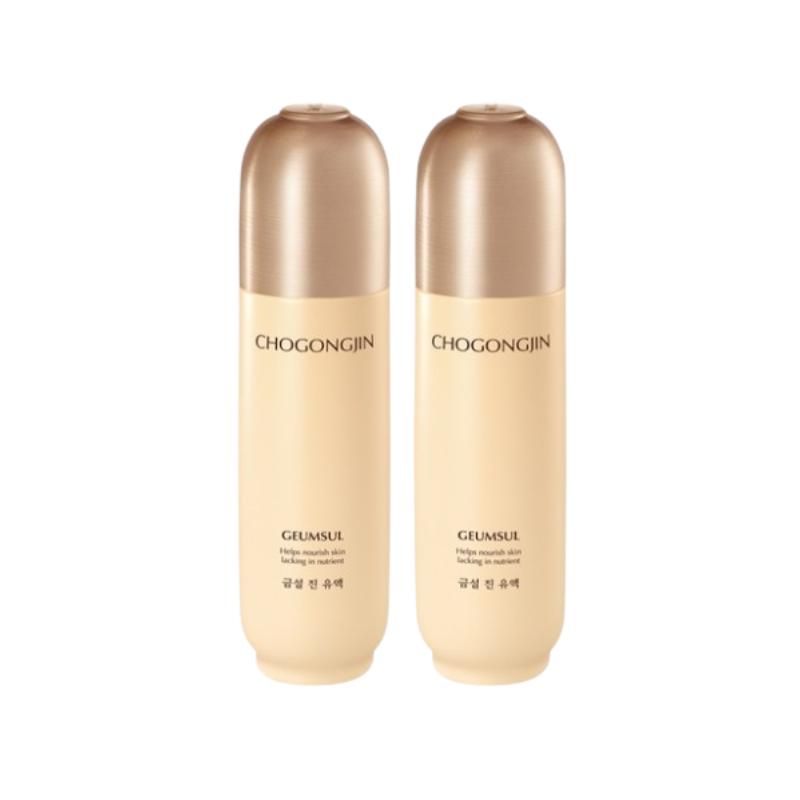 MISSHA Chogongjin Geumsul Jin Emulsion 120ml x2 – Nourishing Korean Herbal Lotion, Premium Anti-Aging Moisture Care 120ml 2ea