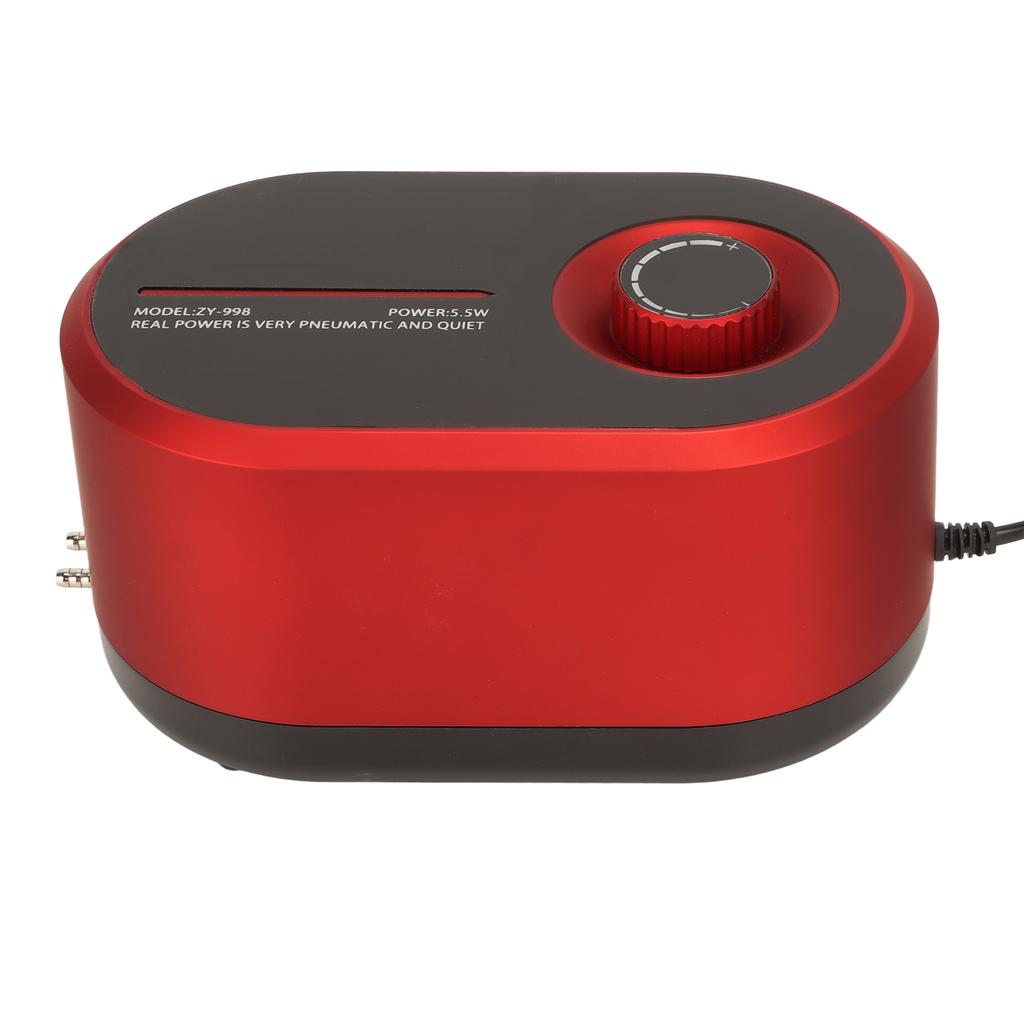 Aquarium Air Pump Adjustable Large Volume Silent Fish Tank Oxygen Pump for Outdoor Fishing US Plug
